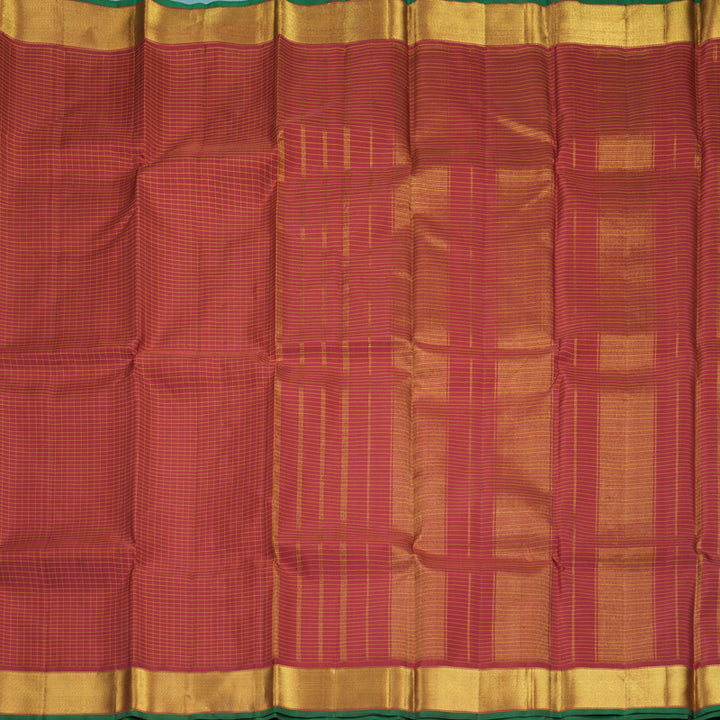 Hayagrivas Handloom Maroon Kanjivaram Silk Saree KBF676G4-1