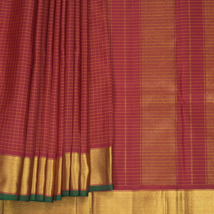 Hayagrivas Handloom Maroon Kanjivaram Silk Saree KBF676G4-1