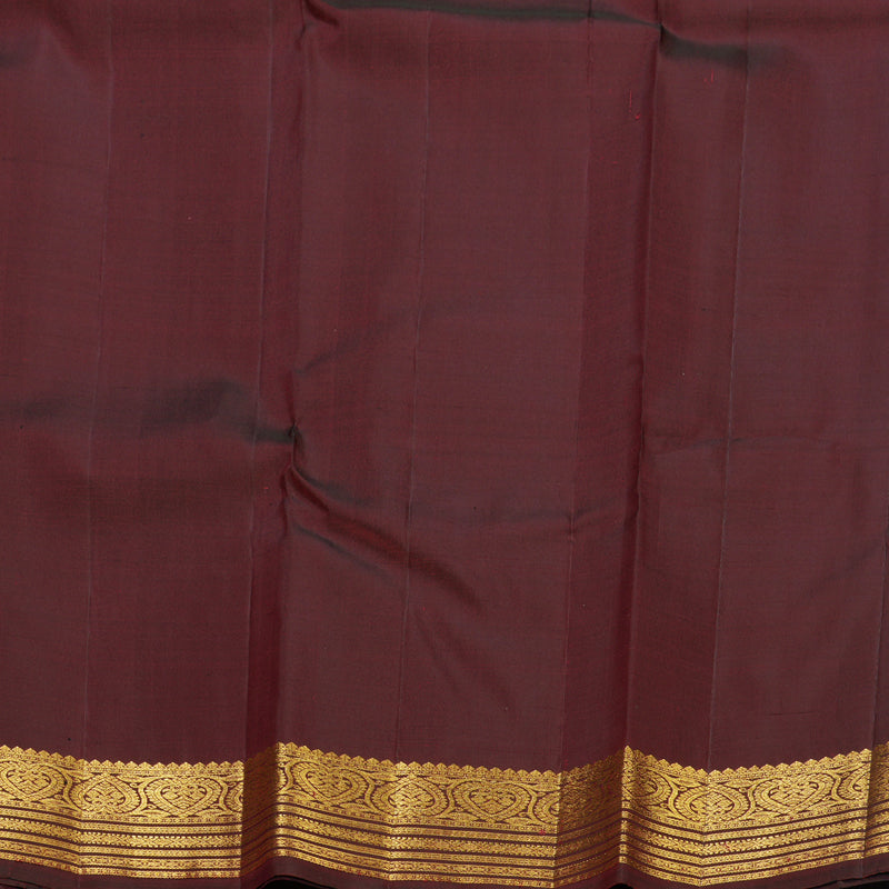 Hayagrivas Handloom Maroon Kanjivaram Silk Saree KBF679G1-4