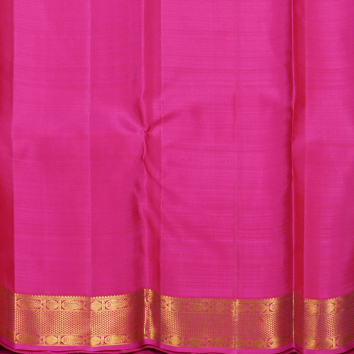 Hayagrivas Handloom Rani Pink Kanjivaram Silk Saree KBF679G2-1