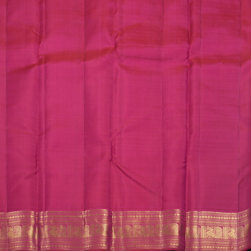 Hayagrivas Handloom Pink Kanjivaram Silk Saree KBF682G11-1