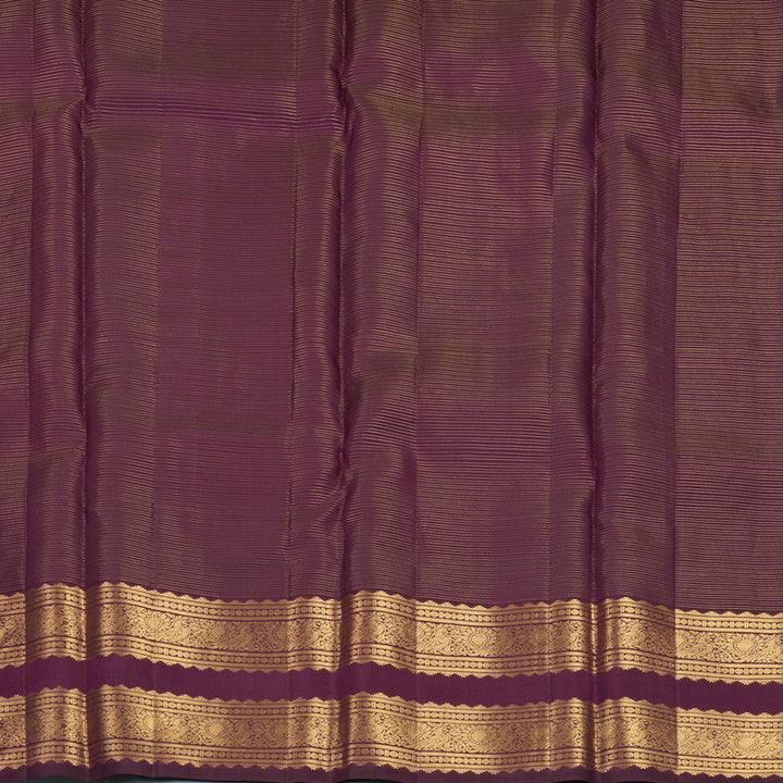 Hayagrivas Handloom Purple Kanjivaram Silk Saree KBF682G2-2