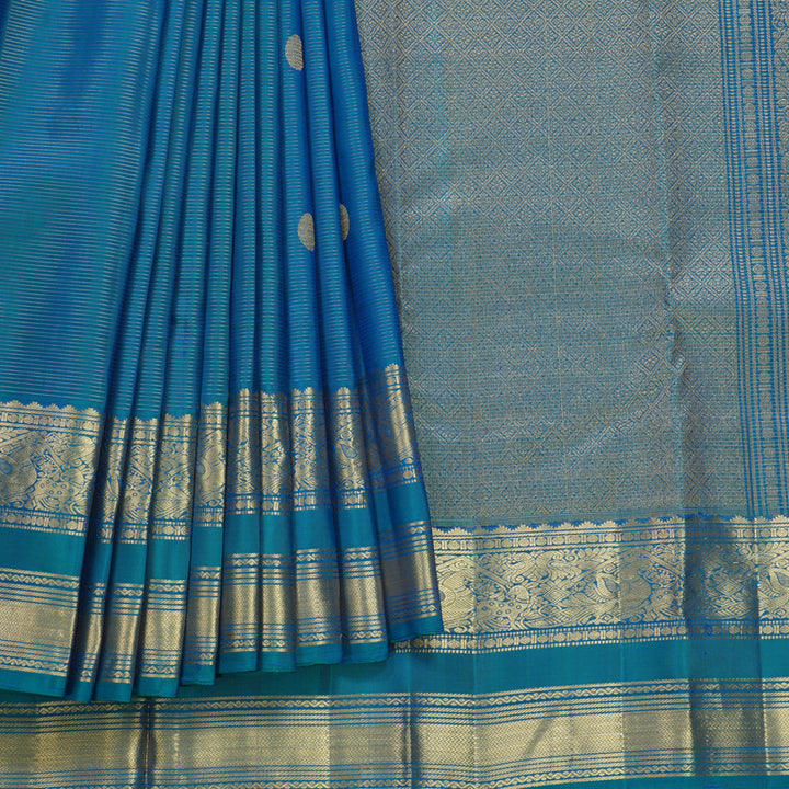 Hayagrivas Handloom Mayilkazhuthu Kanjivaram Silk Saree KBF682G2-4