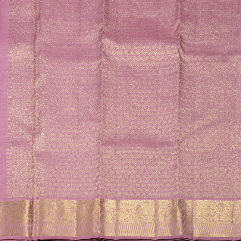 Hayagrivas Handloom Persian Pink Kanjivaram Silk Saree KBF682G6-1