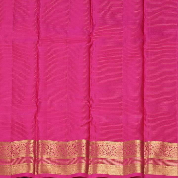 Hayagrivas Handloom Rani Pink Kanjivaram Silk Saree KBF682G6-6