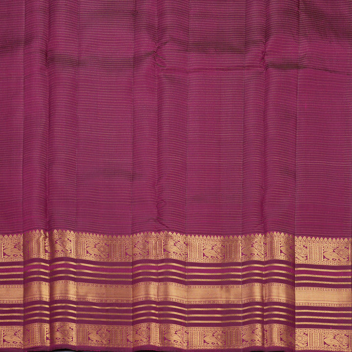 Hayagrivas Handloom Purple Kanjivaram Silk Saree KBF682G8-2
