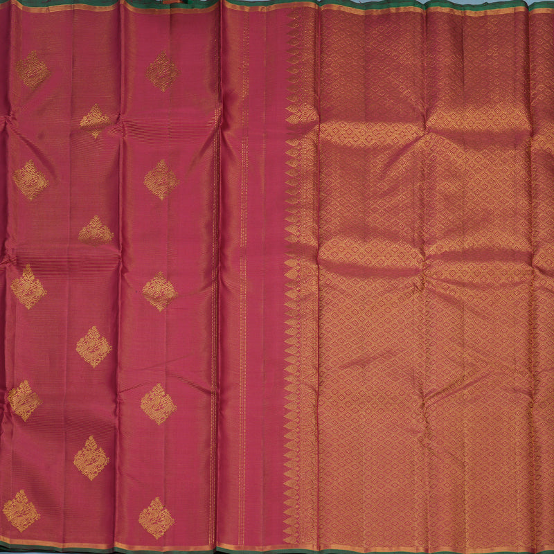 Hayagrivas Handloom Maroon Kanjivaram Silk Saree KBF683G8-1