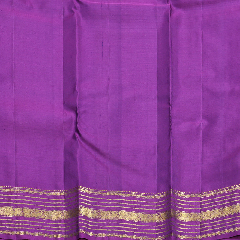 Hayagrivas Handloom Purple Kanjivaram Silk Saree KBF687G2-10