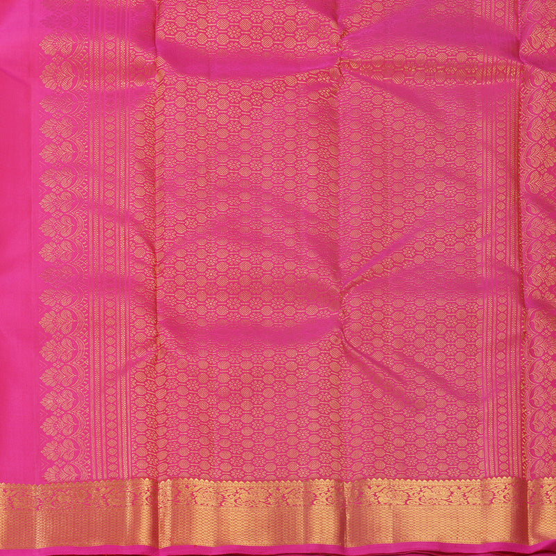 Hayagrivas Handloom Pink Kanjivaram Silk Saree KBF687G2-4