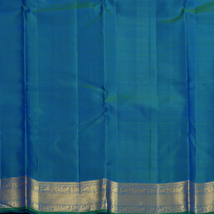 Hayagrivas Handloom Mayilkazhuthu Kanjivaram Silk Saree KBF687G2-5