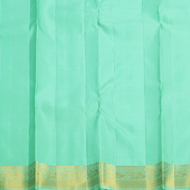 Hayagrivas Handloom Pastel Green Kanjivaram Silk Saree KBF687G2-7