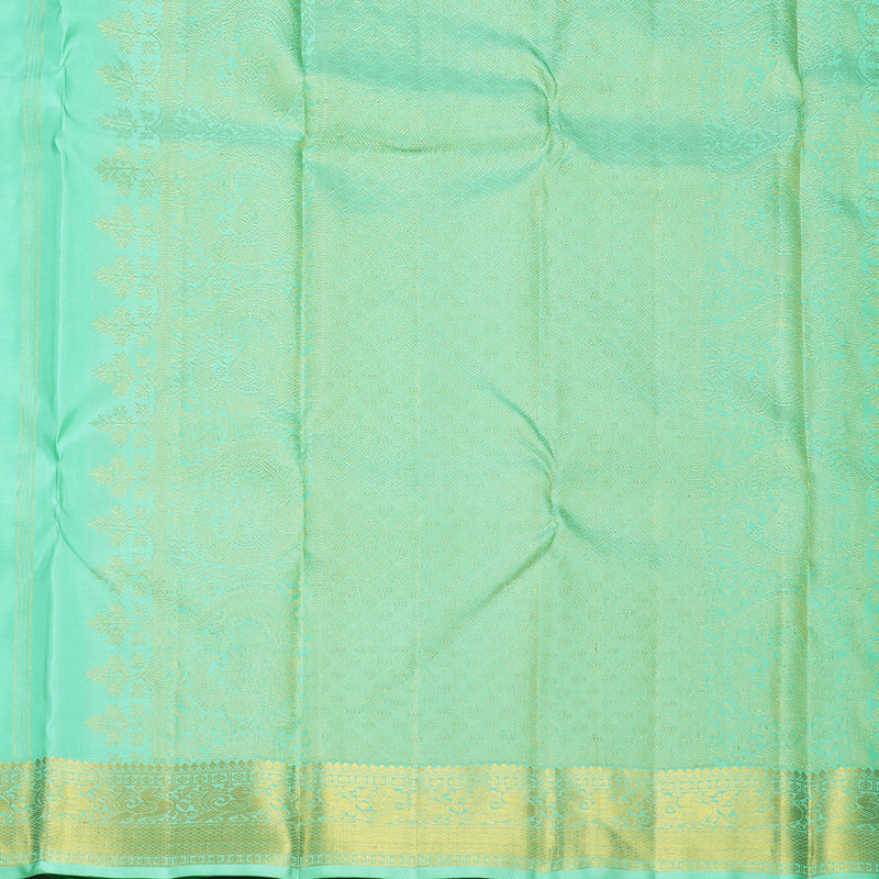 Hayagrivas Handloom Pastel Green Kanjivaram Silk Saree KBF687G2-7