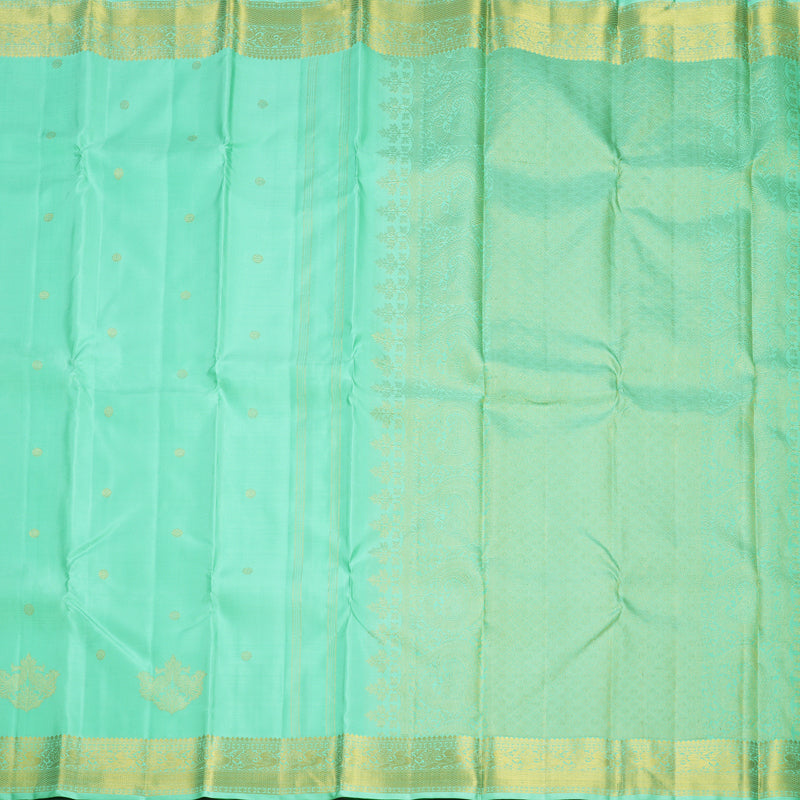 Hayagrivas Handloom Pastel Green Kanjivaram Silk Saree KBF687G2-7