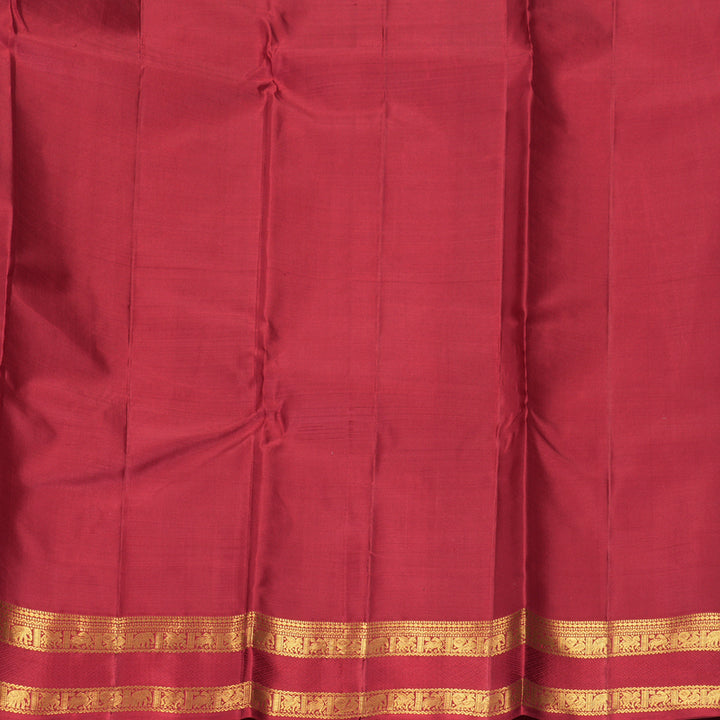 Hayagrivas Handloom Maroon Kanjivaram Silk Saree KBF687G2-8