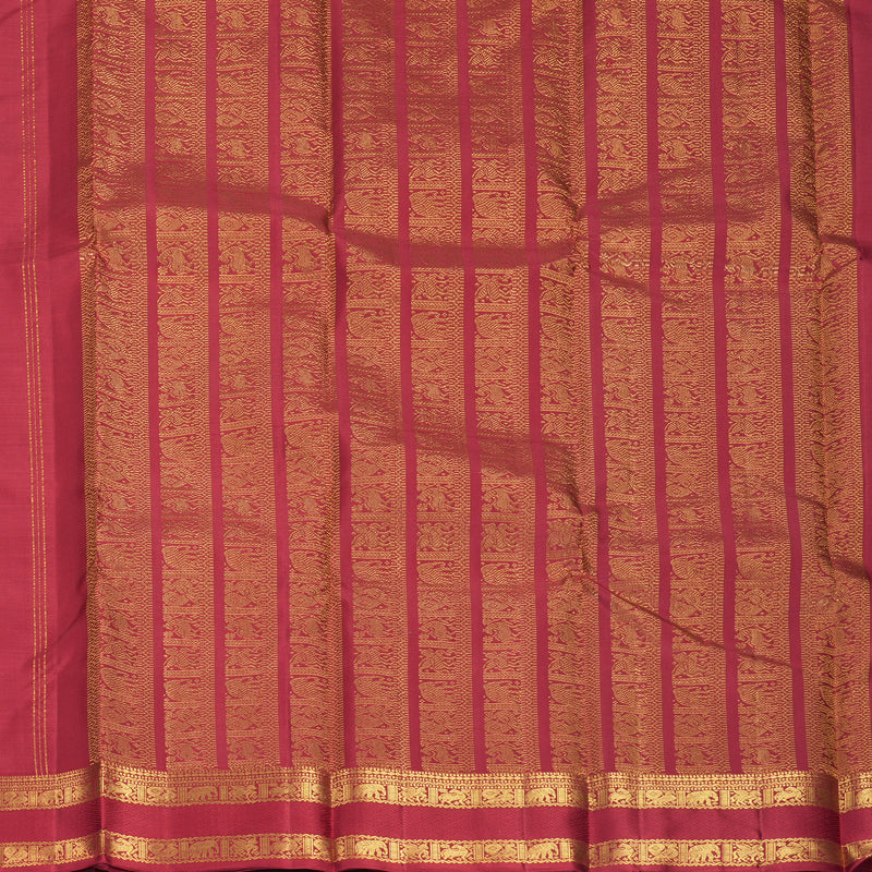 Hayagrivas Handloom Maroon Kanjivaram Silk Saree KBF687G2-8