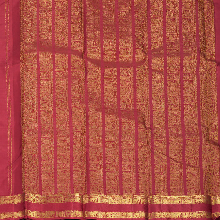 Hayagrivas Handloom Maroon Kanjivaram Silk Saree KBF687G2-8