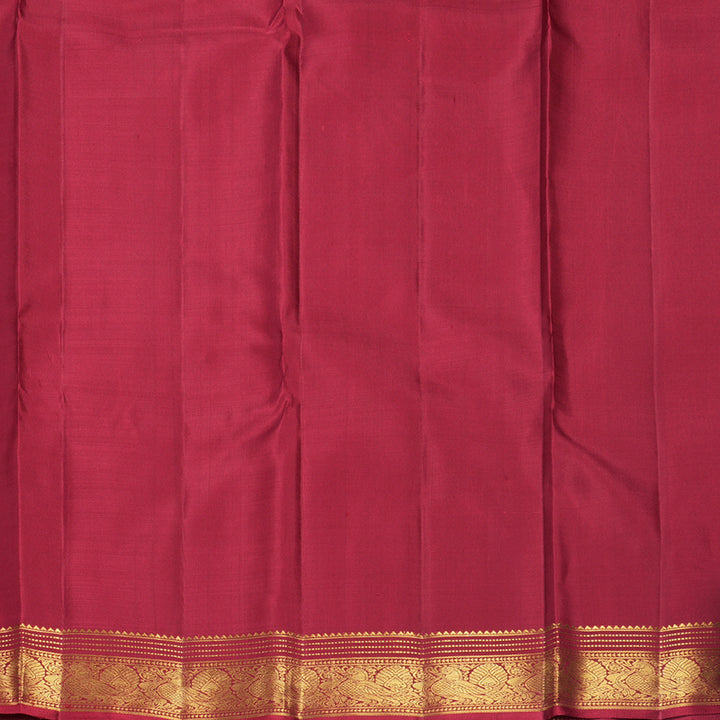 Hayagrivas Handloom Maroon Kanjivaram Silk Saree KBF687G2-9