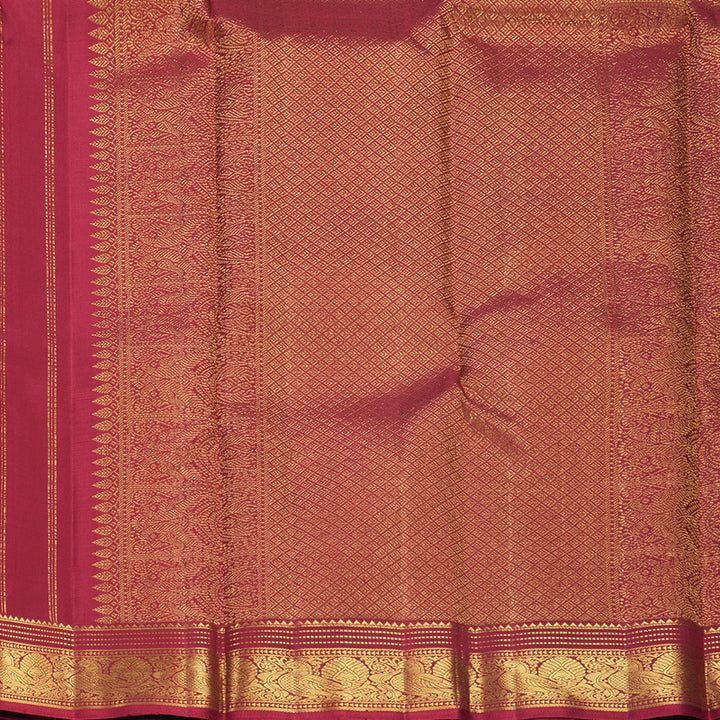 Hayagrivas Handloom Maroon Kanjivaram Silk Saree KBF687G2-9