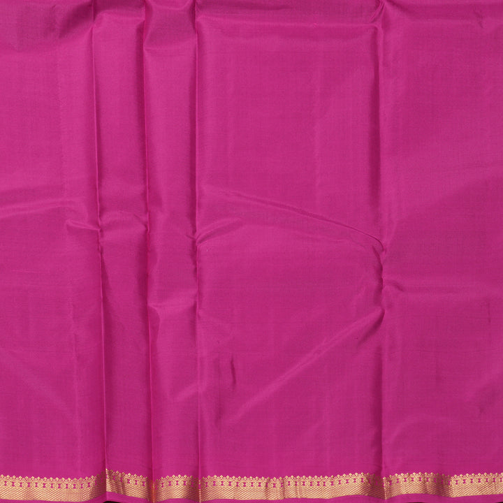 Hayagrivas Handloom Royal Blue Kanjivaram Silk Saree with Purple Border KBF688G1-17