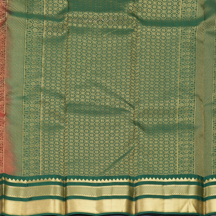 Hayagrivas Handloom Pink Kanjivaram Silk Saree with Manthalir Border KBF688G2-15