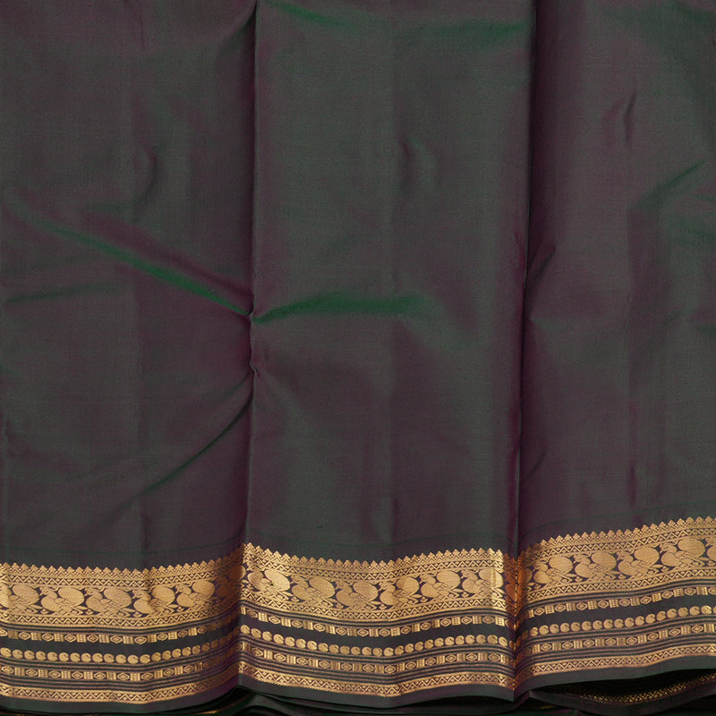 Hayagrivas Handloom Magenta-Pink Kanjivaram Silk Saree with Manthalir Border KBF688G2-29