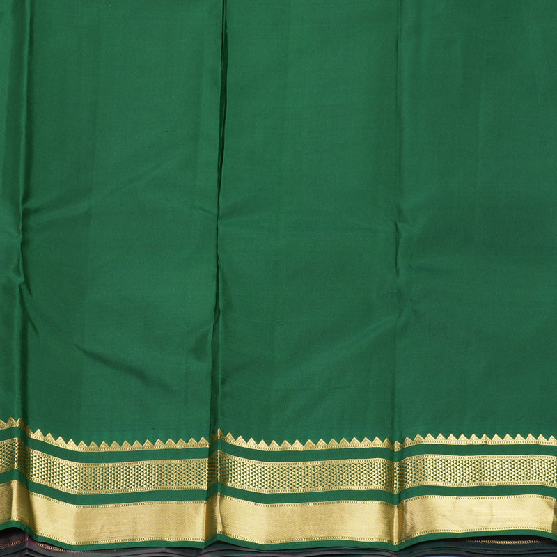 Hayagrivas Handloom Magenta-Pink Kanjivaram Silk Saree with Manthalir Border KBF688G2-30