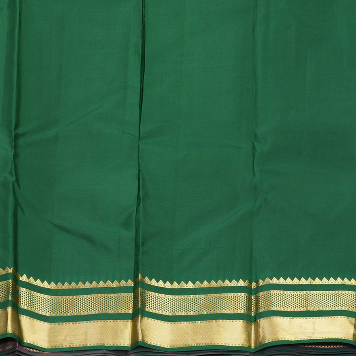 Hayagrivas Handloom Magenta-Pink Kanjivaram Silk Saree with Manthalir Border KBF688G2-30