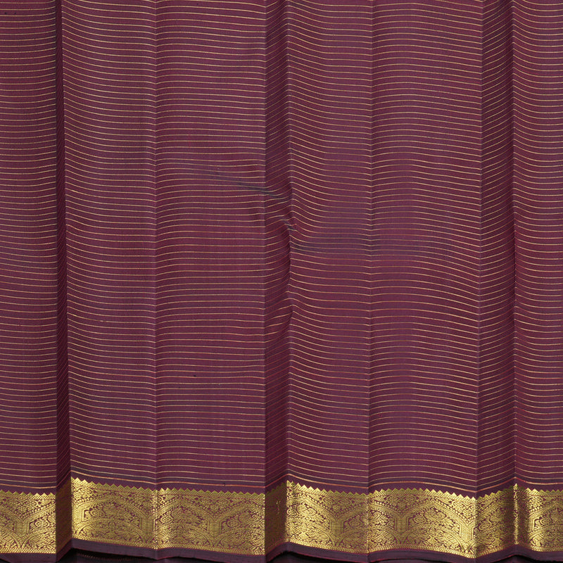 Hayagrivas Handloom Wine Maroon Kanjivaram Silk Saree KBF689G12-1