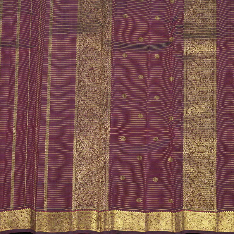 Hayagrivas Handloom Wine Maroon Kanjivaram Silk Saree KBF689G12-1
