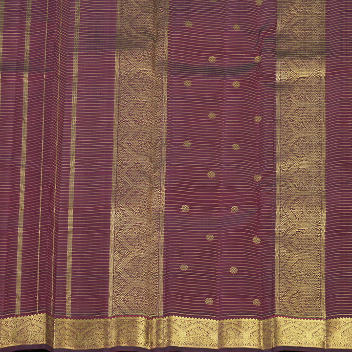 Hayagrivas Handloom Wine Maroon Kanjivaram Silk Saree KBF689G12-1