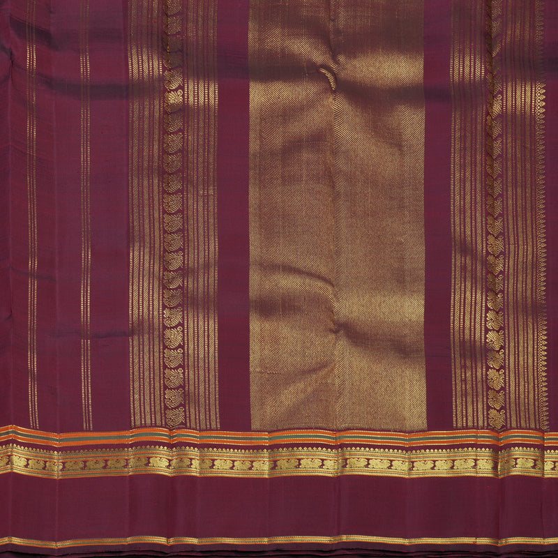 Hayagrivas Handloom Wine Maroon Kanjivaram Silk Saree KBF689G4-1
