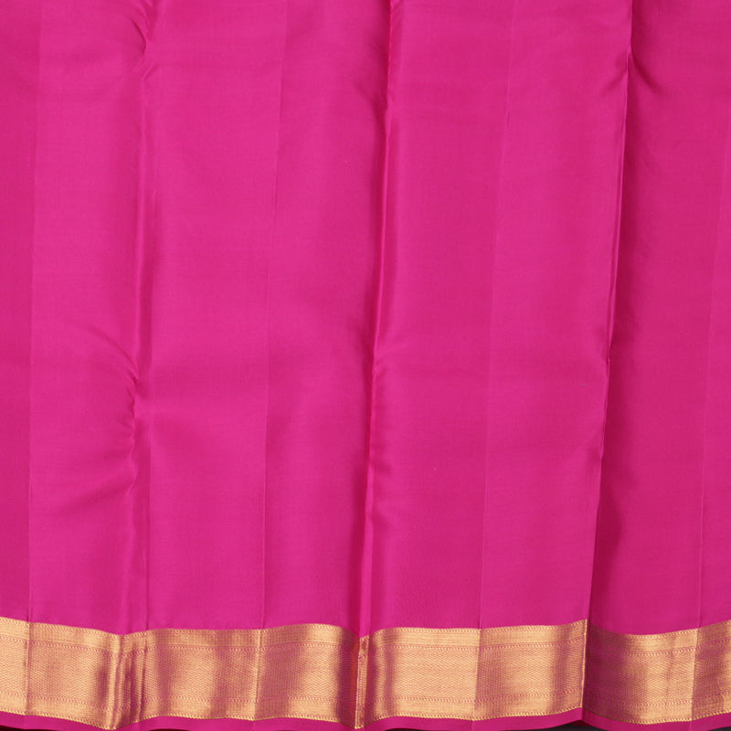 Hayagrivas Handloom Rani Pink Kanjivaram Silk Saree KBF690G10-1