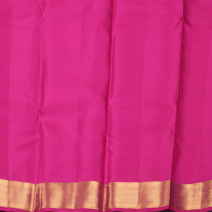 Hayagrivas Handloom Rani Pink Kanjivaram Silk Saree KBF690G10-1
