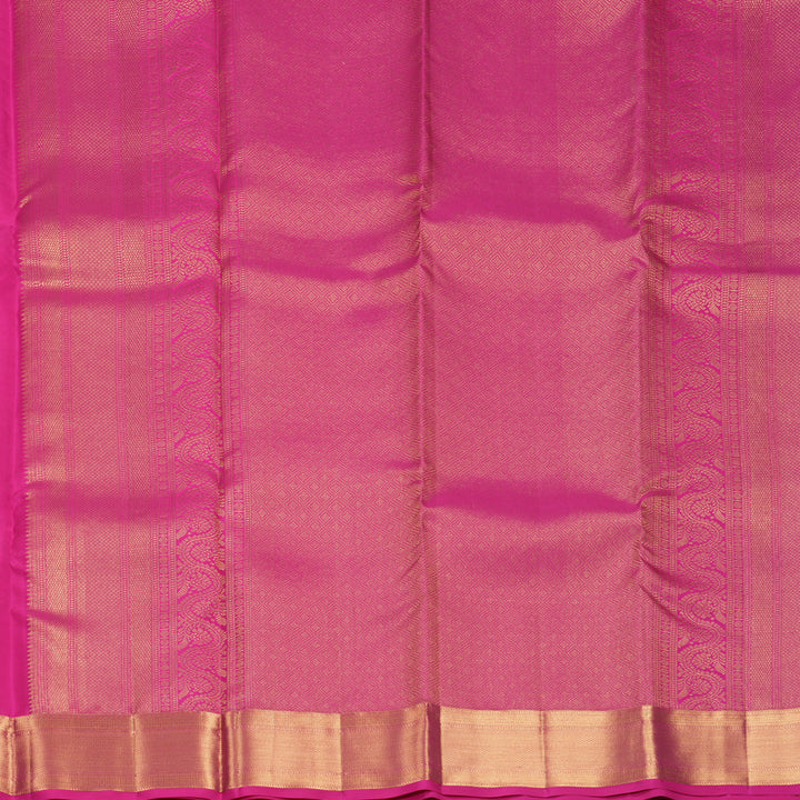 Hayagrivas Handloom Rani Pink Kanjivaram Silk Saree KBF690G10-1