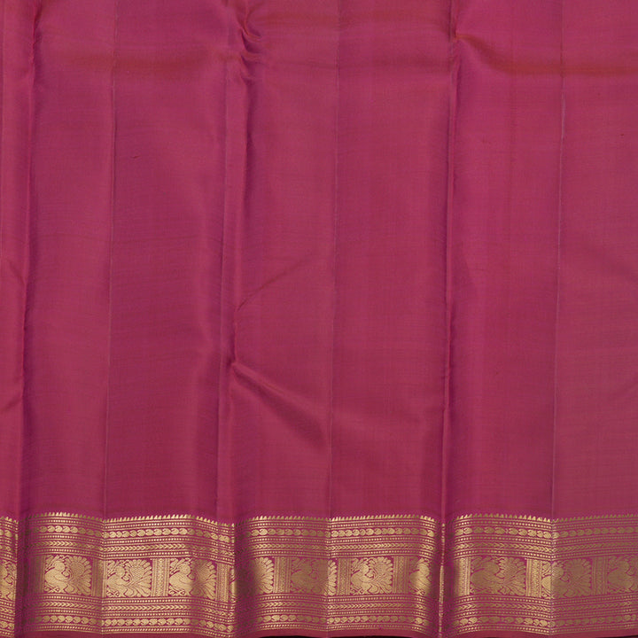 Hayagrivas Handloom Dark Pink Kanjivaram Silk Saree KBF690G2-2
