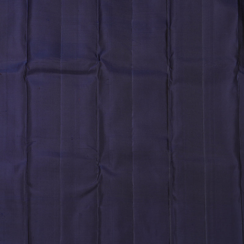 Hayagrivas Handloom Wine Maroon Kanjivaram Silk Saree with Navy Blue Border KBF690G5-1