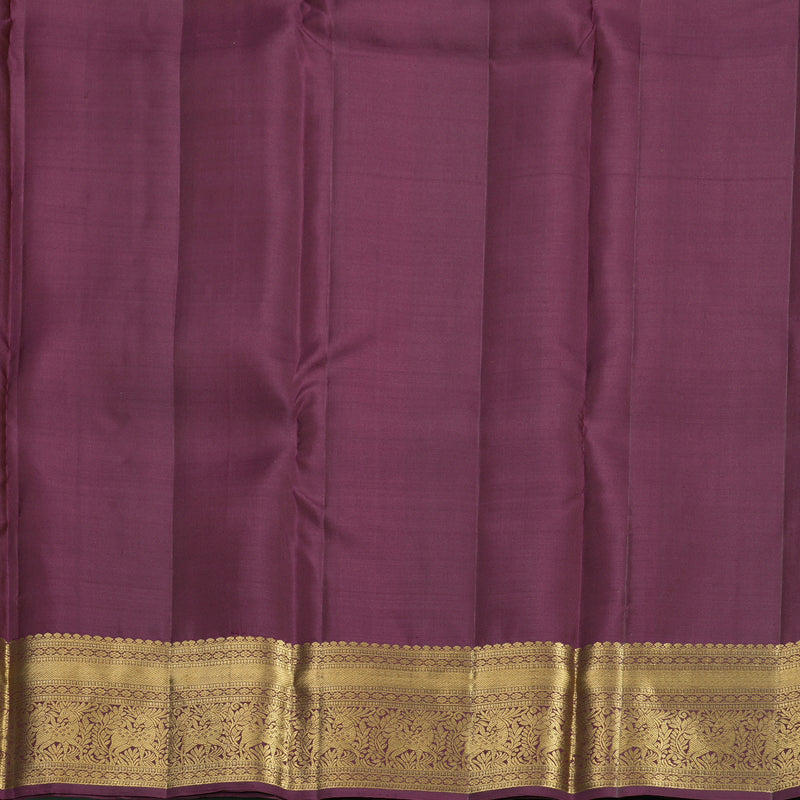Hayagrivas Handloom Burgundy Kanjivaram Silk Saree KBF690G7-3