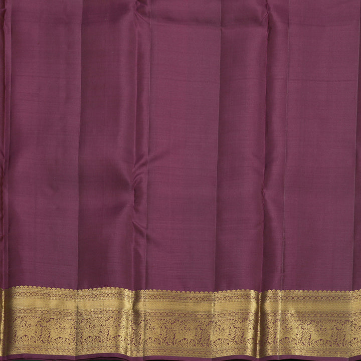 Hayagrivas Handloom Burgundy Kanjivaram Silk Saree KBF690G7-3