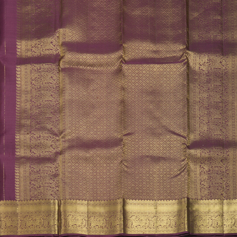 Hayagrivas Handloom Burgundy Kanjivaram Silk Saree KBF690G7-3