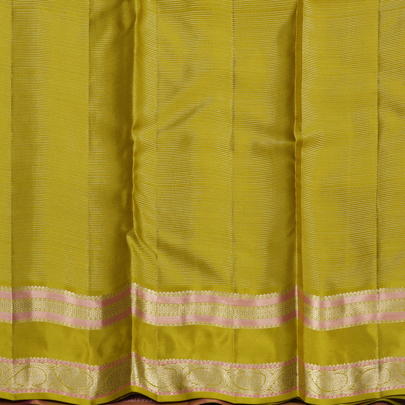 Hayagrivas Handloom Pink Kanjivaram Silk Saree KBF695G13-2