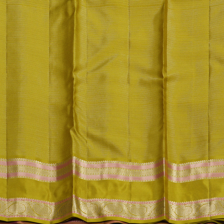 Hayagrivas Handloom Pink Kanjivaram Silk Saree KBF695G13-2