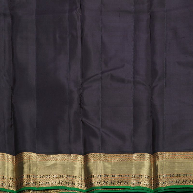 Hayagrivas Handloom Dual Tone (Teal &amp; Pink) Kanjivaram Silk Saree KBF695G7-10