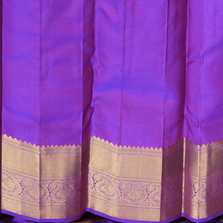 Hayagrivas Handloom Purple Kanjivaram Silk Saree KBF699G1-1