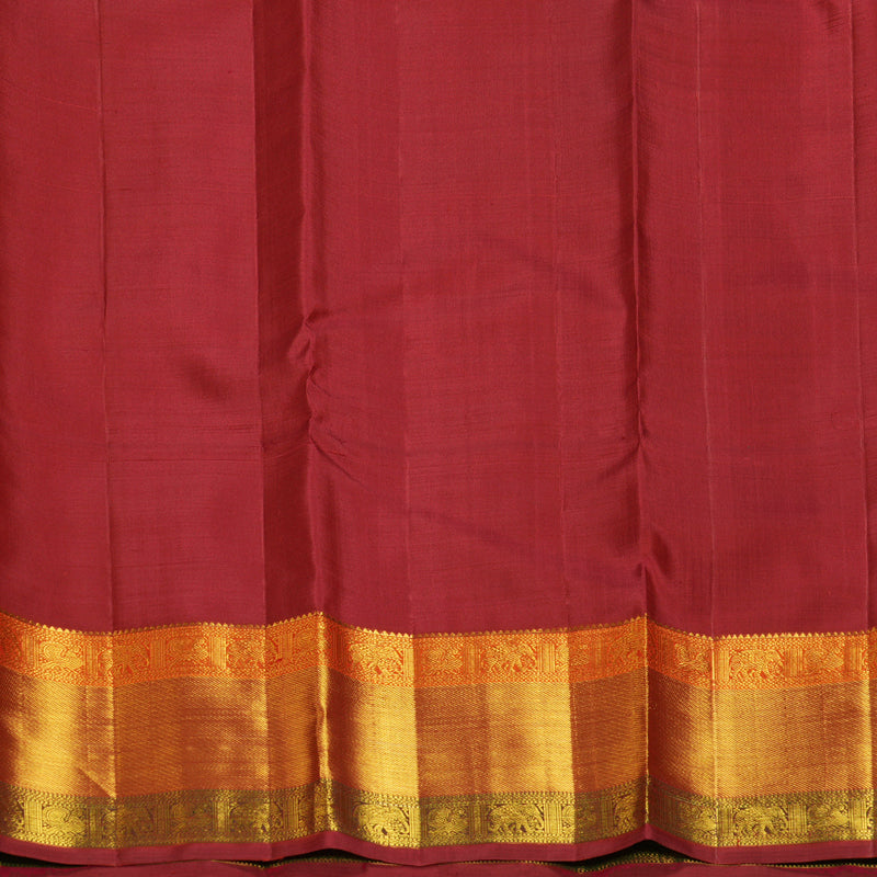 Hayagrivas Handloom Red Kanjivaram Silk Saree KBF700G2-1