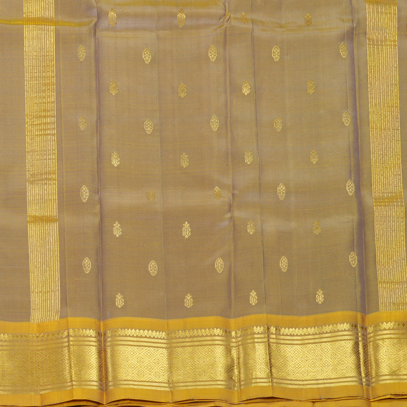 Hayagrivas Lavender (Shot Colour) Pure One-sided border Kanjivaram Silk Saree KBF703G1-22
