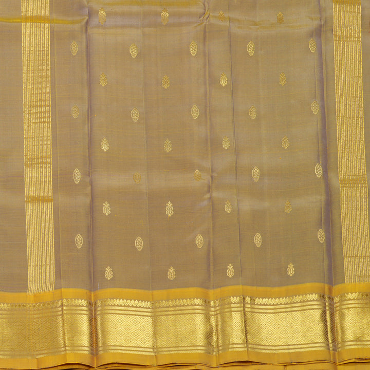 Hayagrivas Lavender (Shot Colour) Pure One-sided border Kanjivaram Silk Saree KBF703G1-22