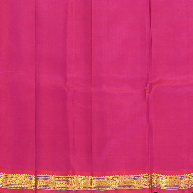 Hayagrivas Handloom Purple Kanjivaram Silk Saree with Pink Border KBF703G2-3