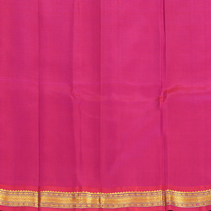 Hayagrivas Handloom Purple Kanjivaram Silk Saree with Pink Border KBF703G2-3