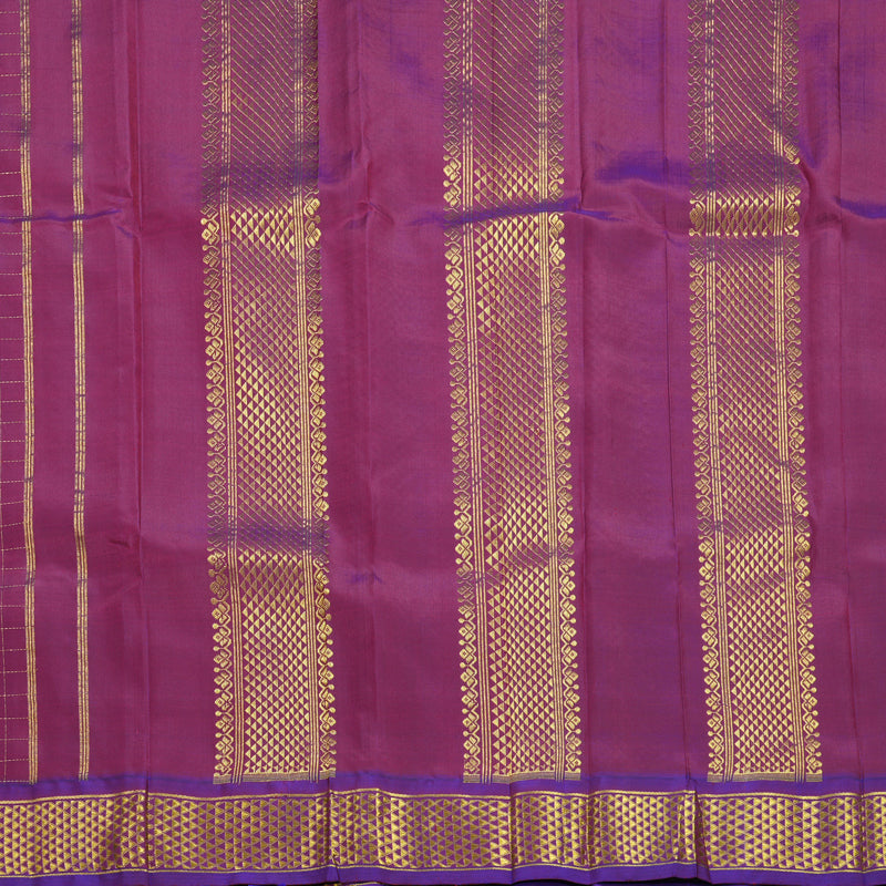 Hayagrivas Handloom Wine Purple Kanjivaram Silk Saree KBF703G4-2