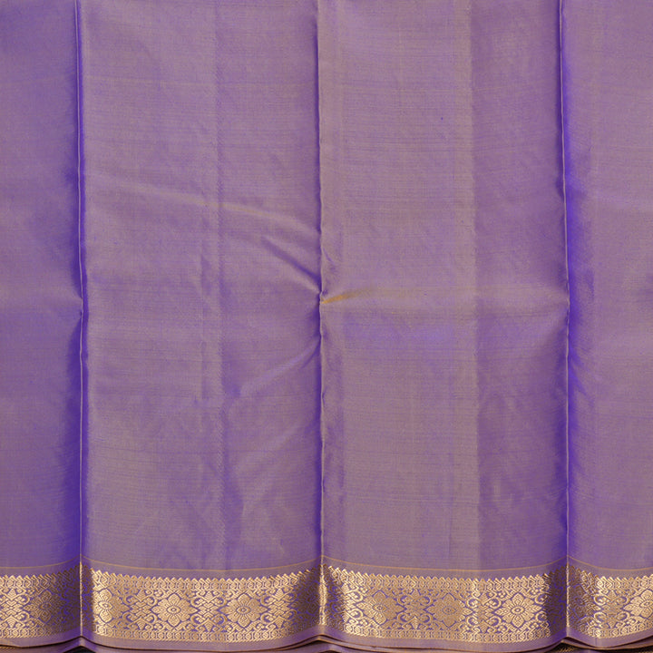 Hayagrivas MS Blue Handloom Kanjivaram Silk Saree KBF703G5-8